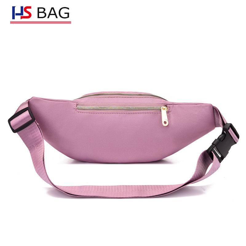 Ženska pojasna torbica s izšivanjem, vodootporan Oxford platno, velik kapacitet, više pretinaca, zatvarač, unutarnji džepovi