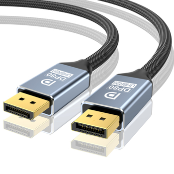 Cablu DisplayPort la DisplayPort, 8K/16K HD video, cupru fără oxigen, placat cu aur, lungime 1 m