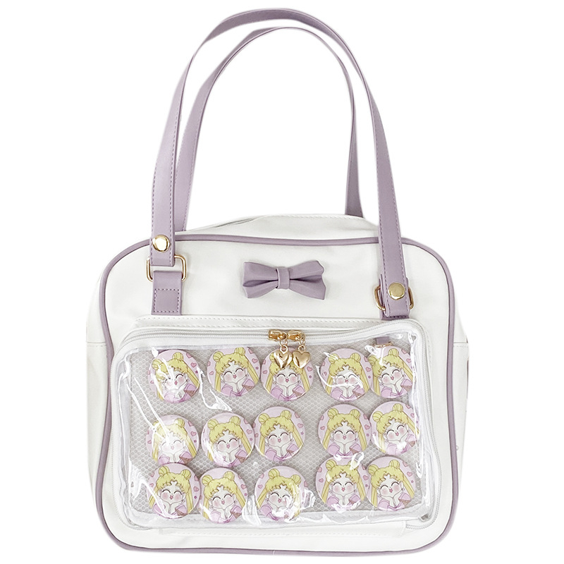 Geantă Tote din PU, formă vertical pătrată, fermoar, căptușeală poliester, exterior tridimensional