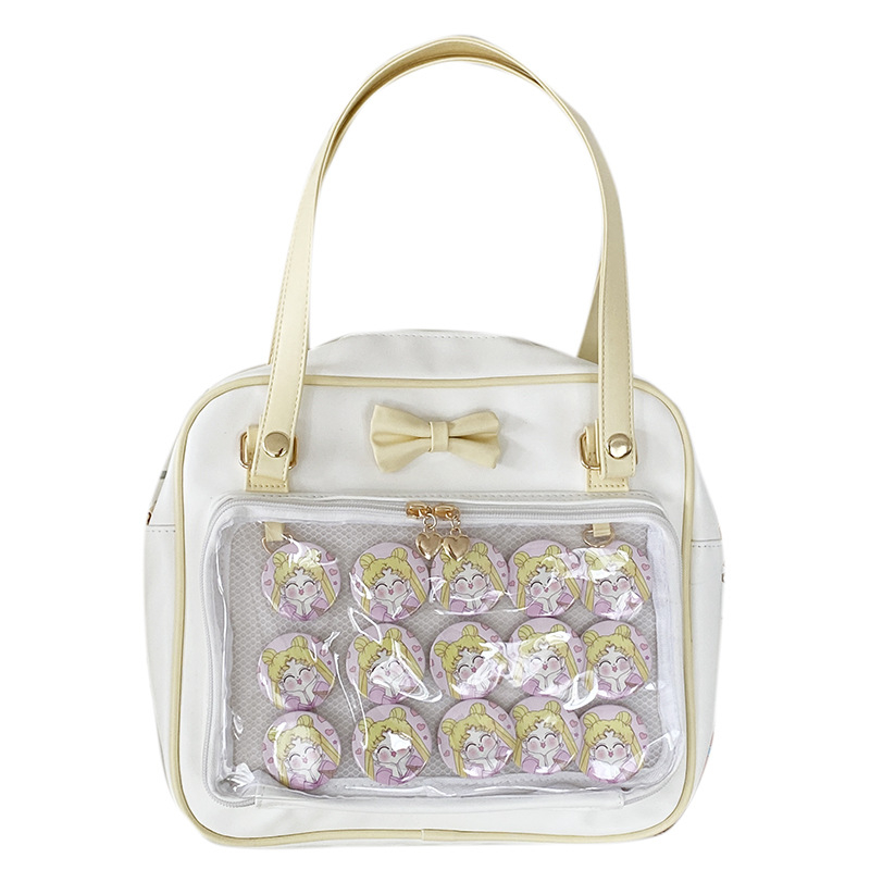 Geantă Tote din PU, formă vertical pătrată, fermoar, căptușeală poliester, exterior tridimensional