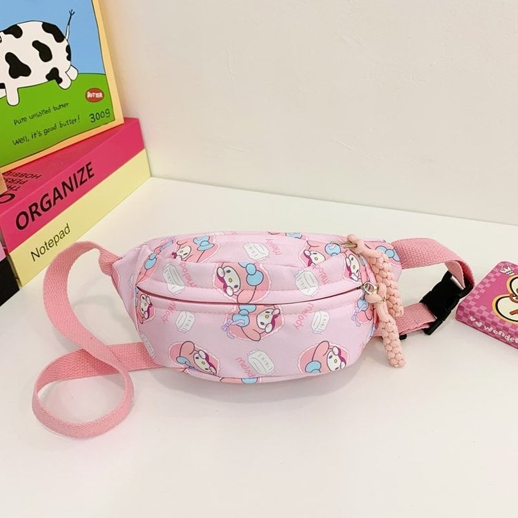 Geantă pentru copii Crossbody - Oxford material, Căptușeală din nailon, Model desen animat, Unisex pentru vârste 3–10 ani