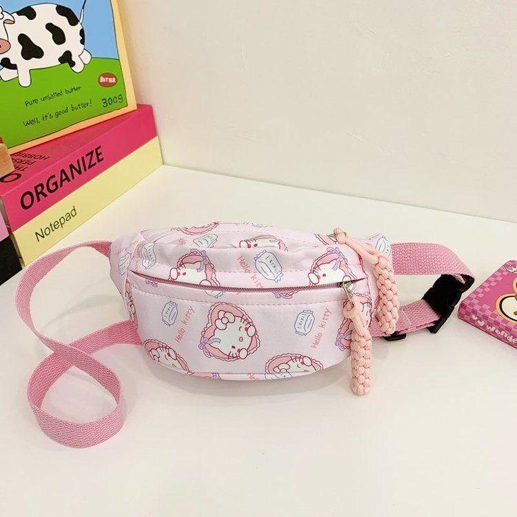 Geantă pentru copii Crossbody - Oxford material, Căptușeală din nailon, Model desen animat, Unisex pentru vârste 3–10 ani