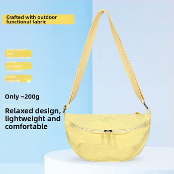 Crossbody soma - ūdensnecaurlaidīga Taslan, Liela ietilpība, Universāla, āra sportam, izšuvums