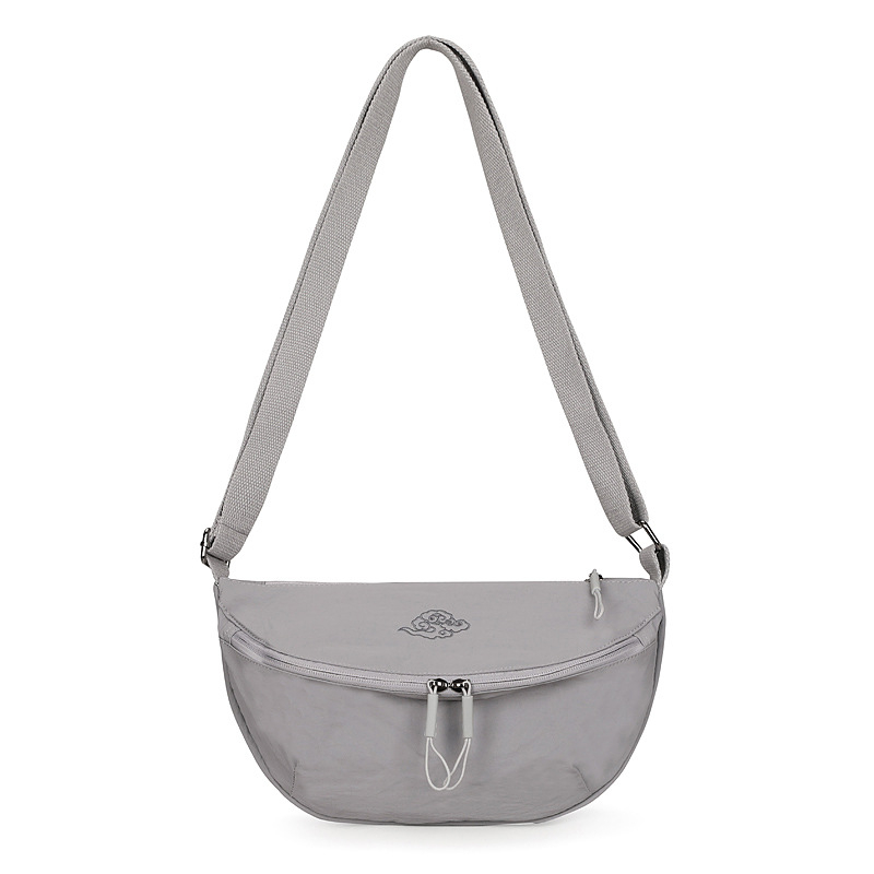 Geantă crossbody - Taslan impermeabil, Capacitate mare, Unisex, Pentru sporturi în aer liber, Broderie