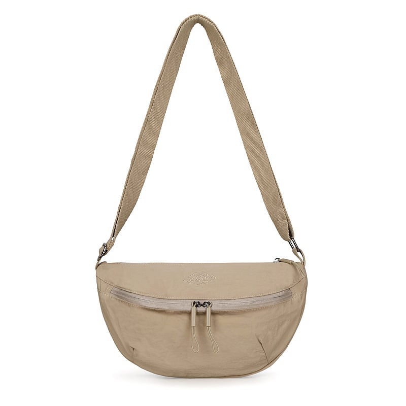 Geantă crossbody - Taslan impermeabil, Capacitate mare, Unisex, Pentru sporturi în aer liber, Broderie