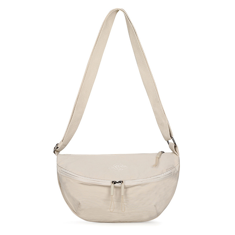 Geantă crossbody - Taslan impermeabil, Capacitate mare, Unisex, Pentru sporturi în aer liber, Broderie