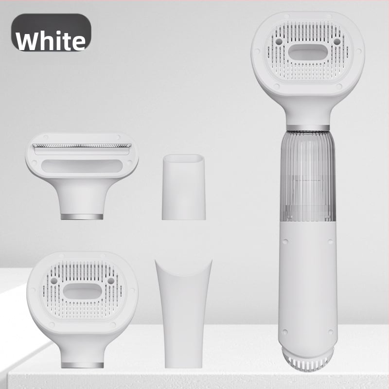 Dispozitiv de aspirare a părului pentru îngrijirea animalelor de companie – corp ABS, pieptene rotund, potrivit pentru pisici cu blană lungă