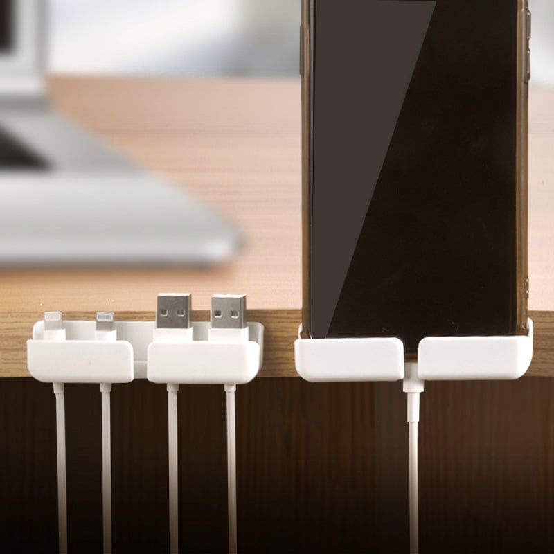 Οργανωτής καλωδίων – ABS, δημιουργικό στυλ, αυτοκόλλητος κρατητήρας καλωδίων για γραφείο, Yueda