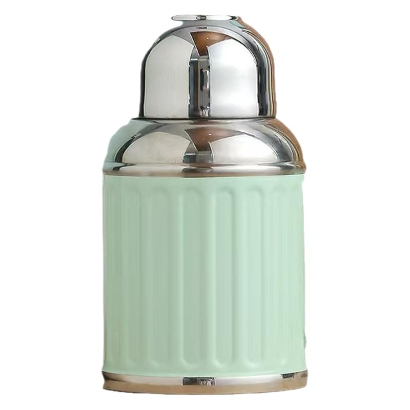 Termosz pohár hőmérséklet kijelzővel és tea szeparátorral, belső 316-os rozsdamentes acél, külső 201-es rozsdamentes acél, vákuumos szigetelés, hordozható otthoni használatra