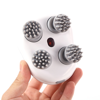 Fejmasszírozó – újratölthető elektromos készülék a fejbőr ellazítására, többfunkciós, intelligens masszázs, ABS anyag.