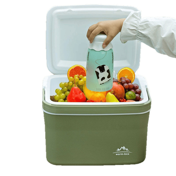 Izolirana kutija za hranu za vozilo i vanjsko kampiranje (gumeni materijal, funkcija samopumpanja, ledeni paket)