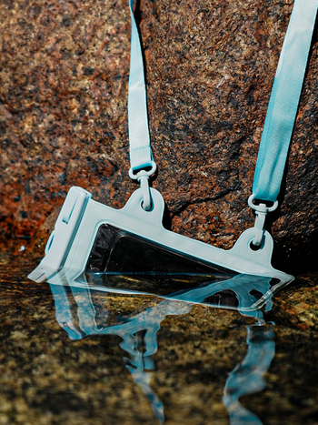 Презрамков водоустойчив калъф за телефон IPX8, PVC материал, сензорен екран, за водни приключения на открито