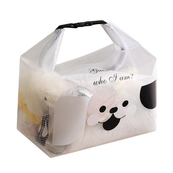 Cestovná kozmetická taška, štvorcový tvar, EVA materiál, viacúčelová, model RY008, na cestovanie, uskladnenie make‑upu a spálne.