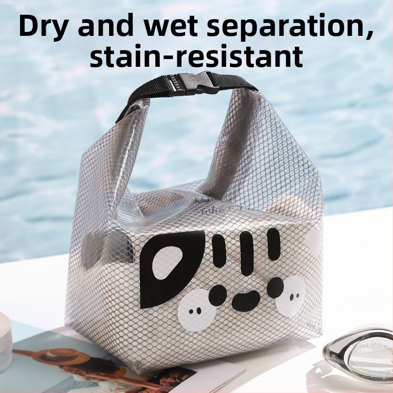 Cestovná kozmetická taška, štvorcový tvar, EVA materiál, viacúčelová, model RY008, na cestovanie, uskladnenie make‑upu a spálne.