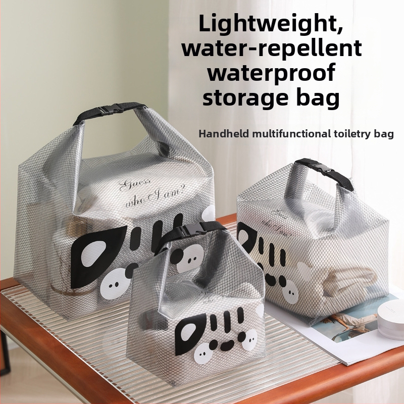 Cestovná kozmetická taška, štvorcový tvar, EVA materiál, viacúčelová, model RY008, na cestovanie, uskladnenie make‑upu a spálne.