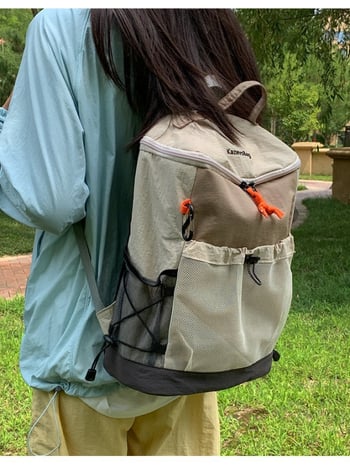 Najlon ruksak, vodootporan, korejskog stila, ultra lagan, kapaciteta 20–35 L, za 9-inčni laptop, rekreacijsko putovanje