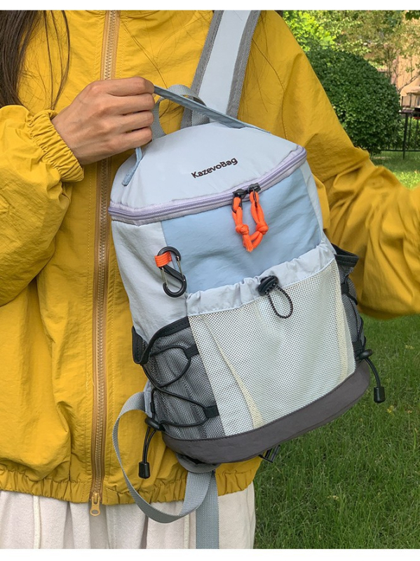 Najlon ruksak, vodootporan, korejskog stila, ultra lagan, kapaciteta 20–35 L, za 9-inčni laptop, rekreacijsko putovanje