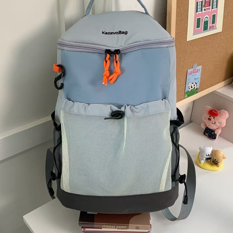 Najlon ruksak, vodootporan, korejskog stila, ultra lagan, kapaciteta 20–35 L, za 9-inčni laptop, rekreacijsko putovanje
