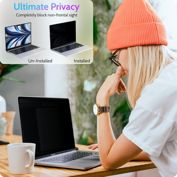 MacBook магнитен екран за поверителност за Apple лаптопи – защита от синята светлина, премахваем, магнитно закрепване, съвместим с MacBook Air/Pro