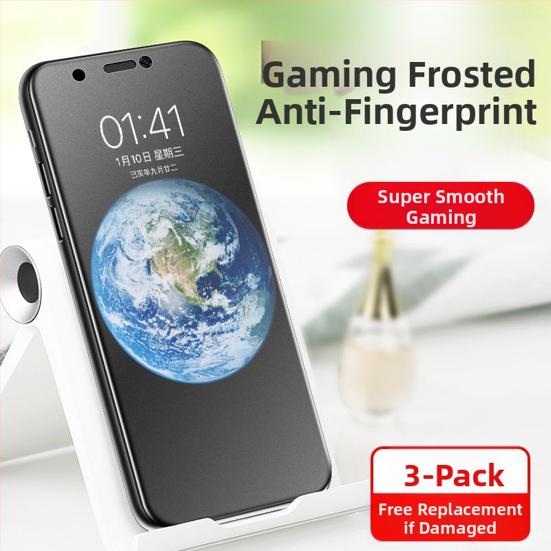 Ochranný štít obrazovky z tvrdeného skla pre iPhone – matný povrch, predný film, ochrana očí