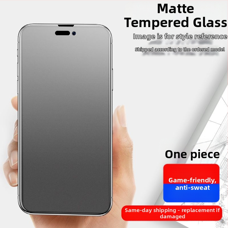 Ochranný štít obrazovky z tvrdeného skla pre iPhone – matný povrch, predný film, ochrana očí