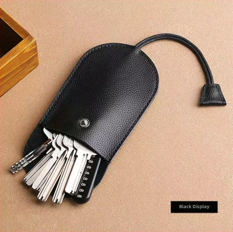 Τσάντα κλειδιών από PU υλικό, PU επένδυση, Unisex, Αστικός μινιμαλισμός