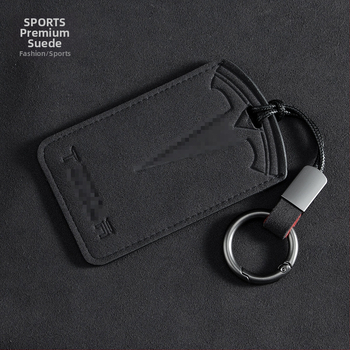 Pouzdro na kľúčovú kartu Tesla pre Model 3 a Model Y, Suede materiál, Retro štýl, Nancheng