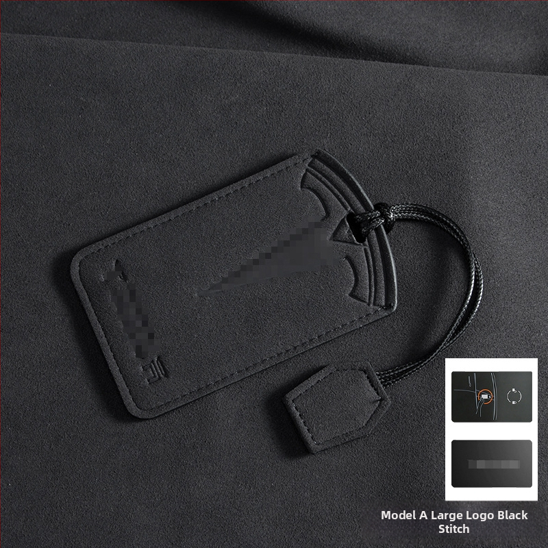 Pouzdro na kľúčovú kartu Tesla pre Model 3 a Model Y, Suede materiál, Retro štýl, Nancheng