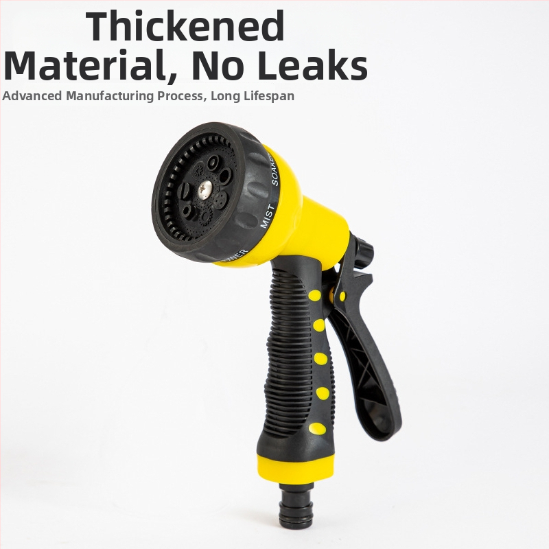 Escape Tiger Sodo Vandens Pistoletas – ABS Plastikas, Daugiafunkcinis Purkštuvas, Reguliuojamas Srautas, Tinka Automobilių Plovimui ir Sodo Laistymui