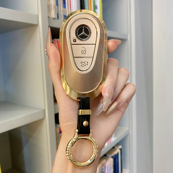 Θήκη κλειδιού Mercedes-Benz από αλουμίνιο με TPU, υψηλής ποιότητας για GLC, GLS, A, GLE, S320, C-series, E300 και Maybach