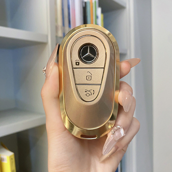 Θήκη κλειδιού Mercedes-Benz από αλουμίνιο με TPU, υψηλής ποιότητας για GLC, GLS, A, GLE, S320, C-series, E300 και Maybach