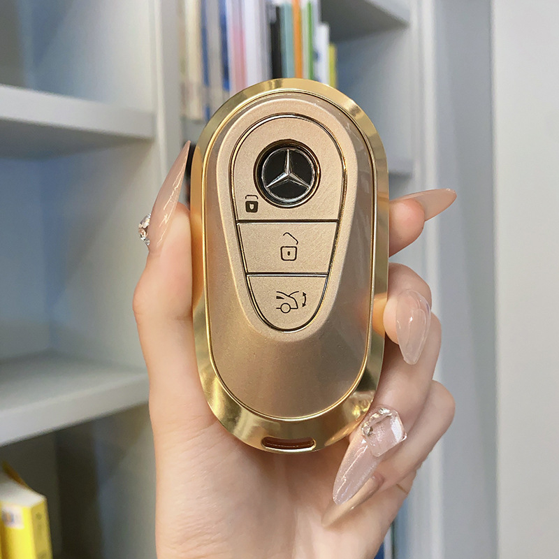Θήκη κλειδιού Mercedes-Benz από αλουμίνιο με TPU, υψηλής ποιότητας για GLC, GLS, A, GLE, S320, C-series, E300 και Maybach