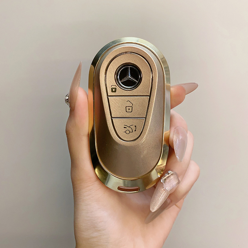Θήκη κλειδιού Mercedes-Benz από αλουμίνιο με TPU, υψηλής ποιότητας για GLC, GLS, A, GLE, S320, C-series, E300 και Maybach