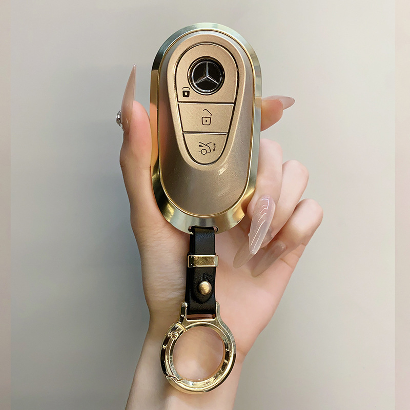 Θήκη κλειδιού Mercedes-Benz από αλουμίνιο με TPU, υψηλής ποιότητας για GLC, GLS, A, GLE, S320, C-series, E300 και Maybach