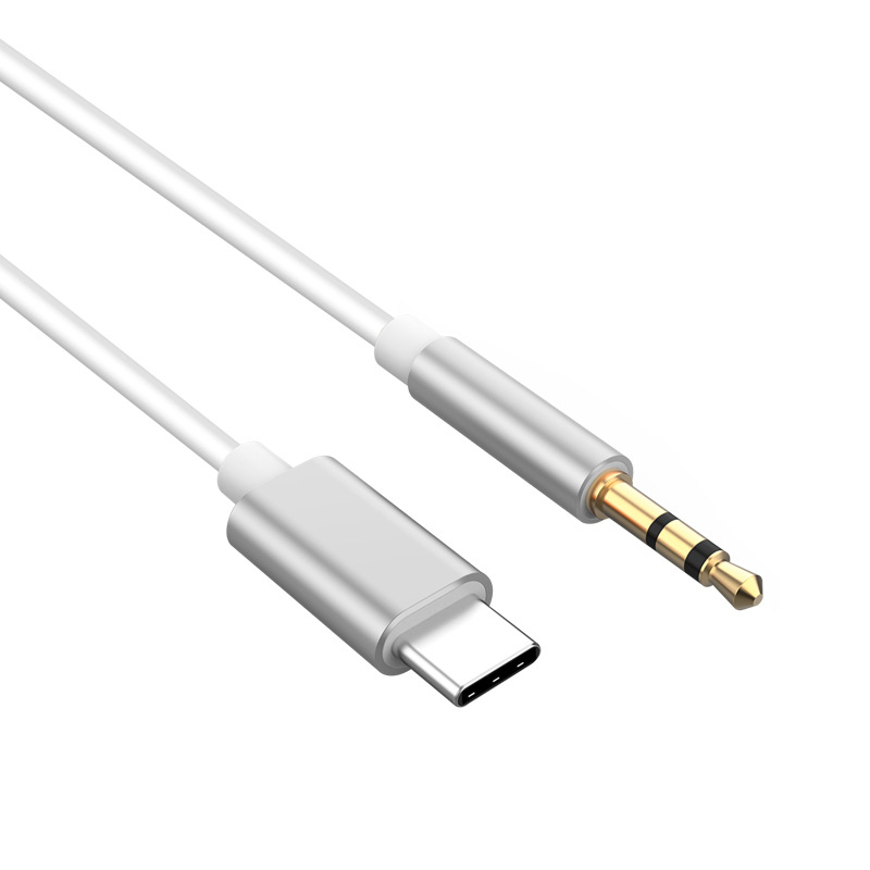 Type-C na 3,5 mm audio kabel - Baitong jbc-007, bakreni vodnik, jezgro od aluminijske legure, kompatibilan s digitalnim uređajima