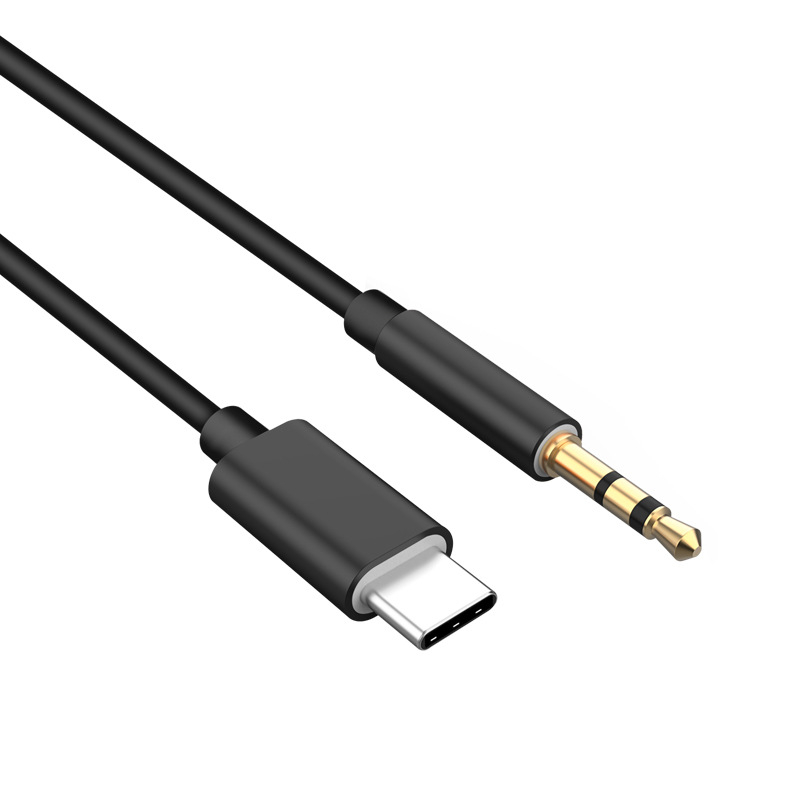 Type-C na 3,5 mm audio kabel - Baitong jbc-007, bakreni vodnik, jezgro od aluminijske legure, kompatibilan s digitalnim uređajima