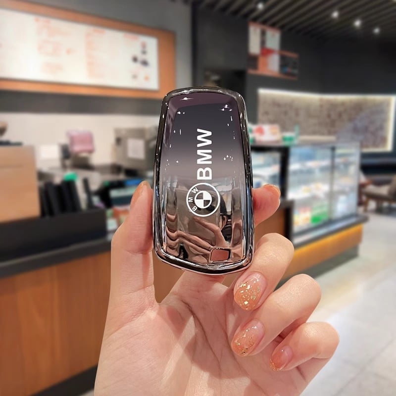 BMW kulcsfedél – TPU, egyszerű stílus, testreszabás nélküli