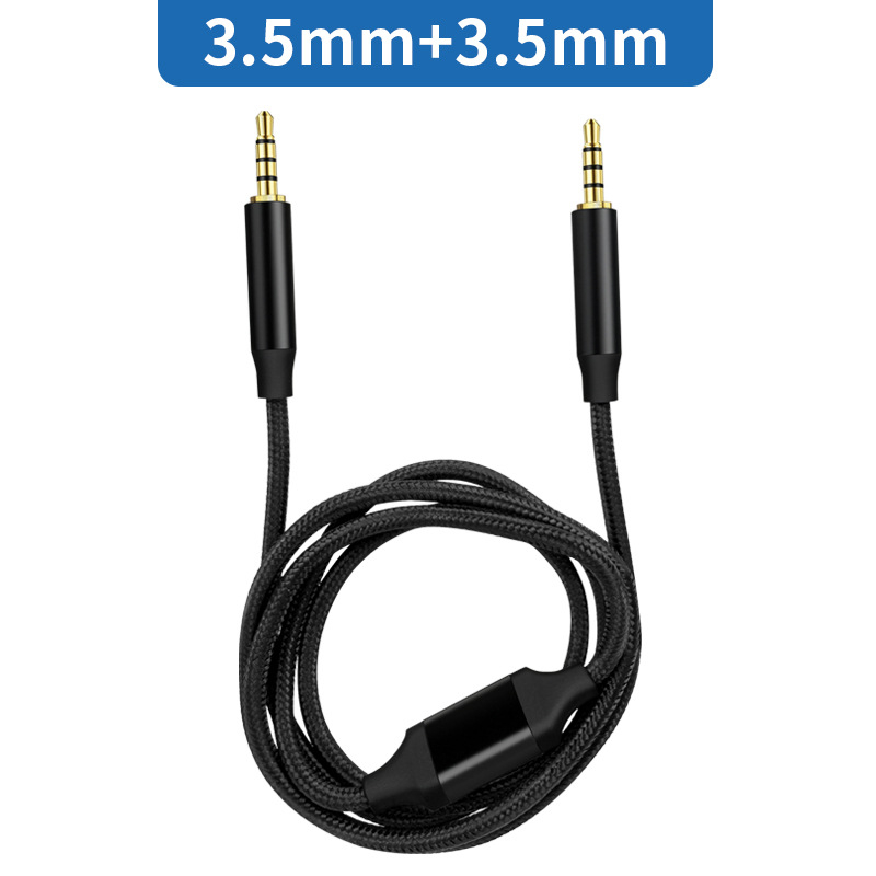 Digital Fox zvukový záznamový kábel, dvojhlavý, 3,5 mm samčie–samčie a USB Type-C obojsmerný konektor