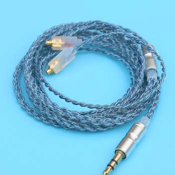 Audio kabel, model 006, Guan He — jezgro bakrenog vodiča s postavljenim srebrnim premazom, vodiči od bakra bez kisika, srebrni premaz