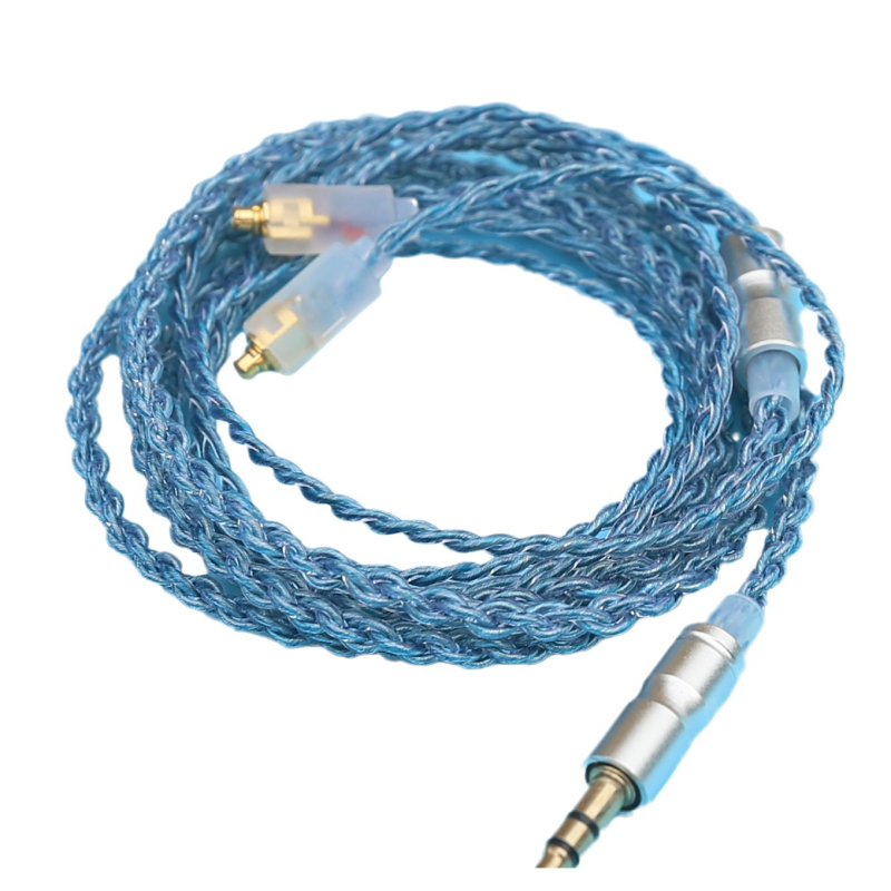 Audio kabel, model 006, Guan He — jezgro bakrenog vodiča s postavljenim srebrnim premazom, vodiči od bakra bez kisika, srebrni premaz