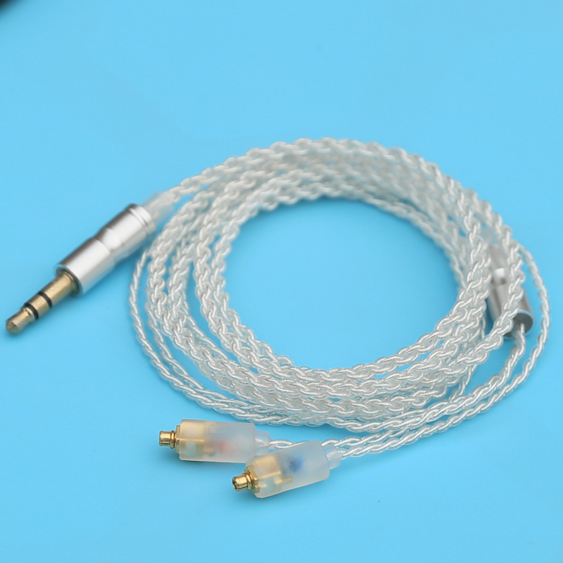 Audio kabel, model 006, Guan He — jezgro bakrenog vodiča s postavljenim srebrnim premazom, vodiči od bakra bez kisika, srebrni premaz