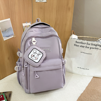 Nylonový batoh pre študentov, 20–35 l, kompatibilný s 15-palcovým laptopom, nepremokavý, ultra ľahký, ergonomicky zahnuté ramenné popruhy.