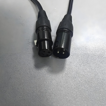 REXLIS KMF-6228 XLR audio kábel, mužský–ženský, 3-jadro, meď vodiče, niklovaný plášť, dĺžka 30 m