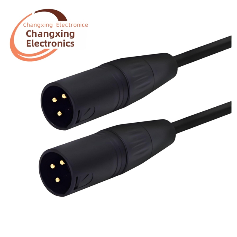 REXLIS KMF-6228 XLR audio kábel, mužský–ženský, 3-jadro, meď vodiče, niklovaný plášť, dĺžka 30 m