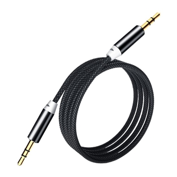 Auto AUX audio kabel, 3,5 mm muški–muški, duljina 1 m, bakreni vodič, optički kabel