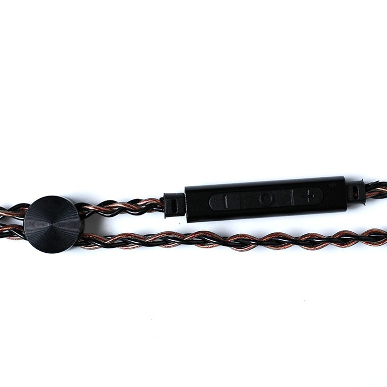 8-žilni MMCX kabel za slušalice s mikrofonom, regulacija glasnoće, DIY kabel za nadogradnju slušalica, 3,5 mm / Type-C priključci