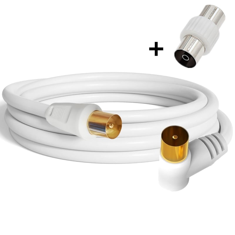 Koaksialinis signalo kabelis skaitmeniniam Set-Top Box, dengti jungtys, varinis branduolys