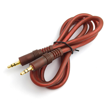 Cablul audio 6.35 mm la 3.5 mm, mufă bărbat-bărbat, cu contacte placate cu aur, conductori din cupru OFC, pentru mixer/amplificator și audio auto