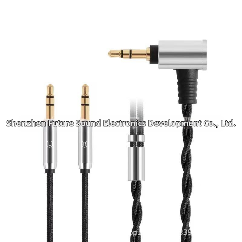 FAAEAL Slúchadlový kábel 4,4 mm vyvážený upgrade pre HE400/HE400i/Ananda/Sundara, zlatý povlak, meď bez oxidu, jadro holá meď, CCC certifikát