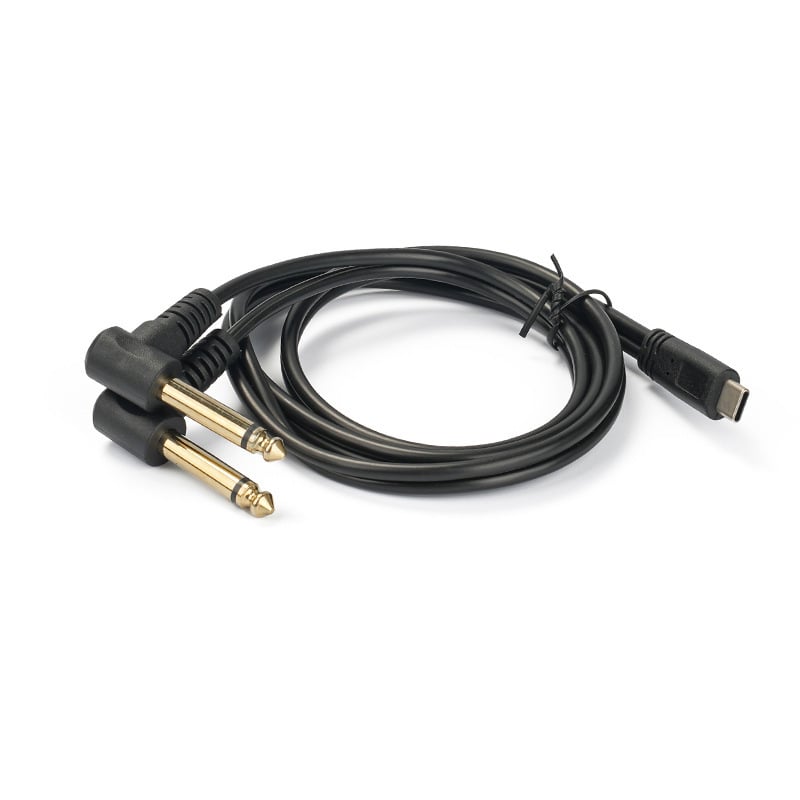 Audio kabel Type-C na 6,35 mm, zlatno-platinasti konektori, jezgro od čistog bakra, bakreni vodiči bez oksidacije